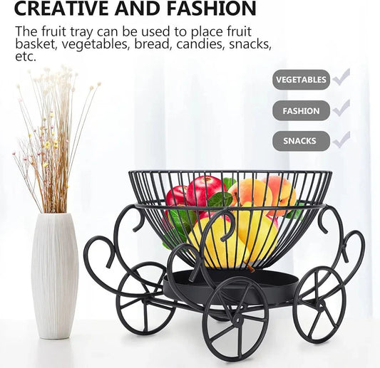 2 Layer Decorative Fruit Basket