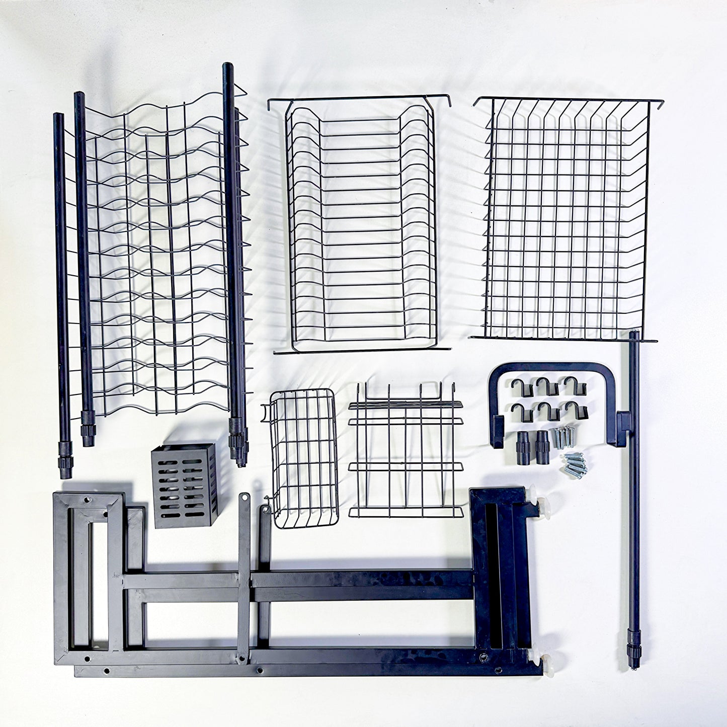 Expandable 2-Layer OverSink Dish Drying Rack