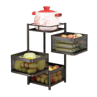Counter Top Vegetable Metal Trolley