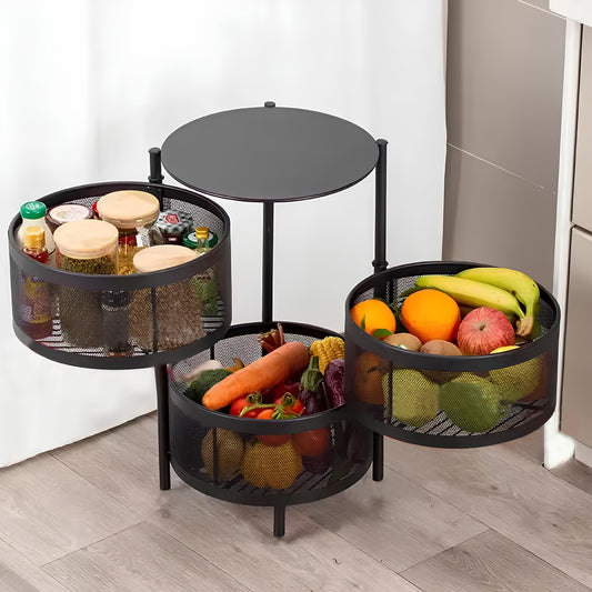 Counter Top Vegetable Metal Trolley