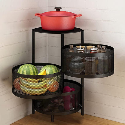 Counter Top Vegetable Metal Trolley