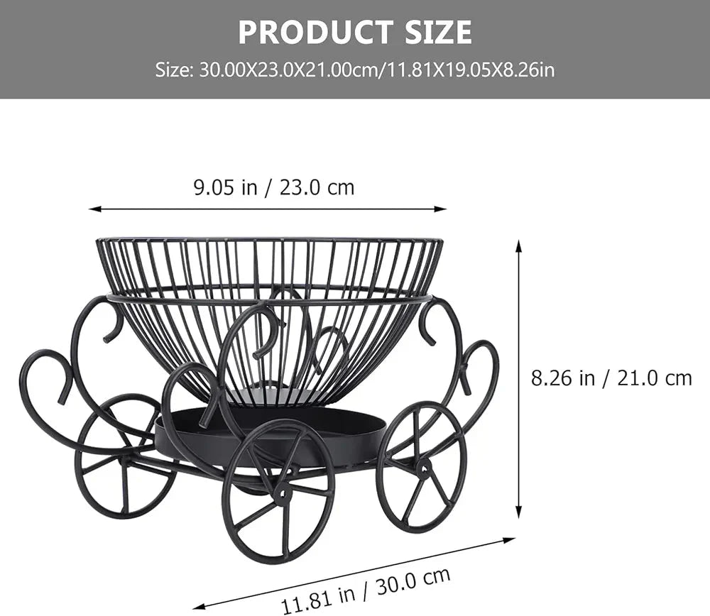 2 Layer Decorative Fruit Basket
