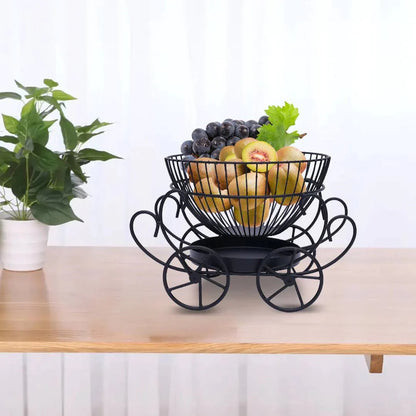 2 Layer Decorative Fruit Basket