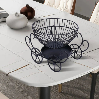 2 Layer Decorative Fruit Basket