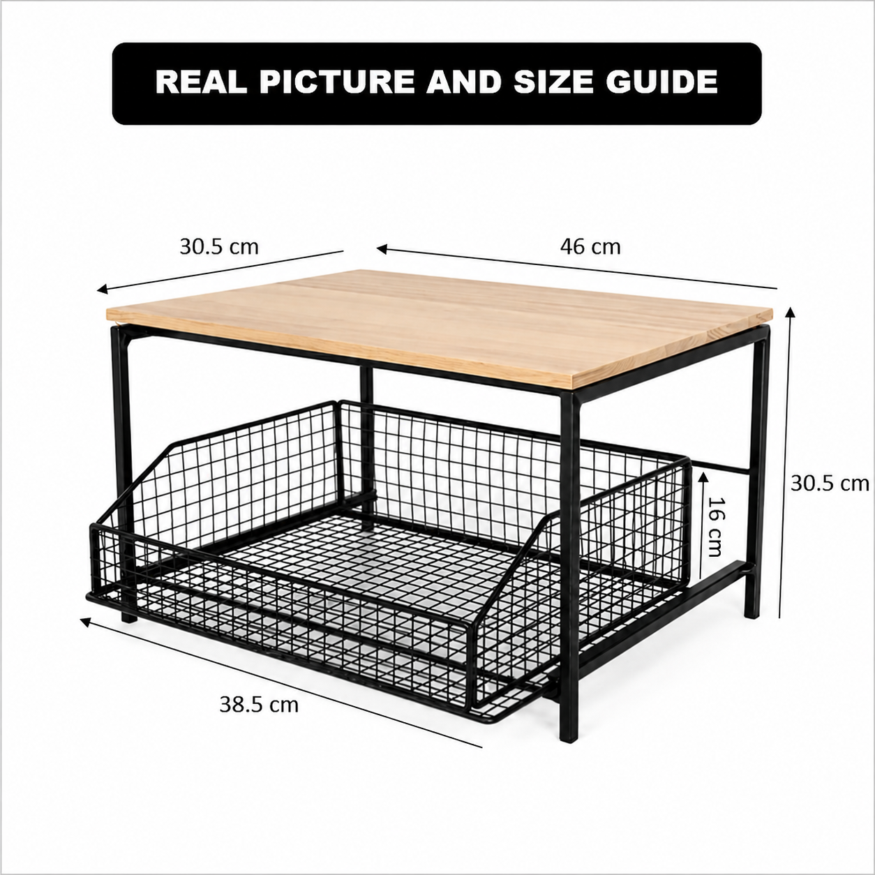 Sliding Kitchen Counter Organizer