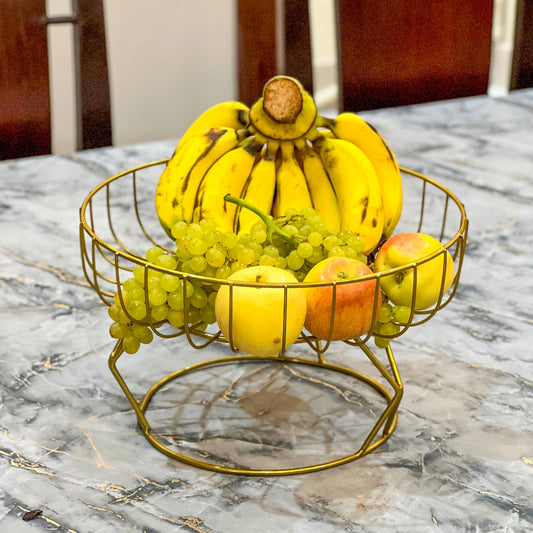 Golden Fruits & Snacks Display