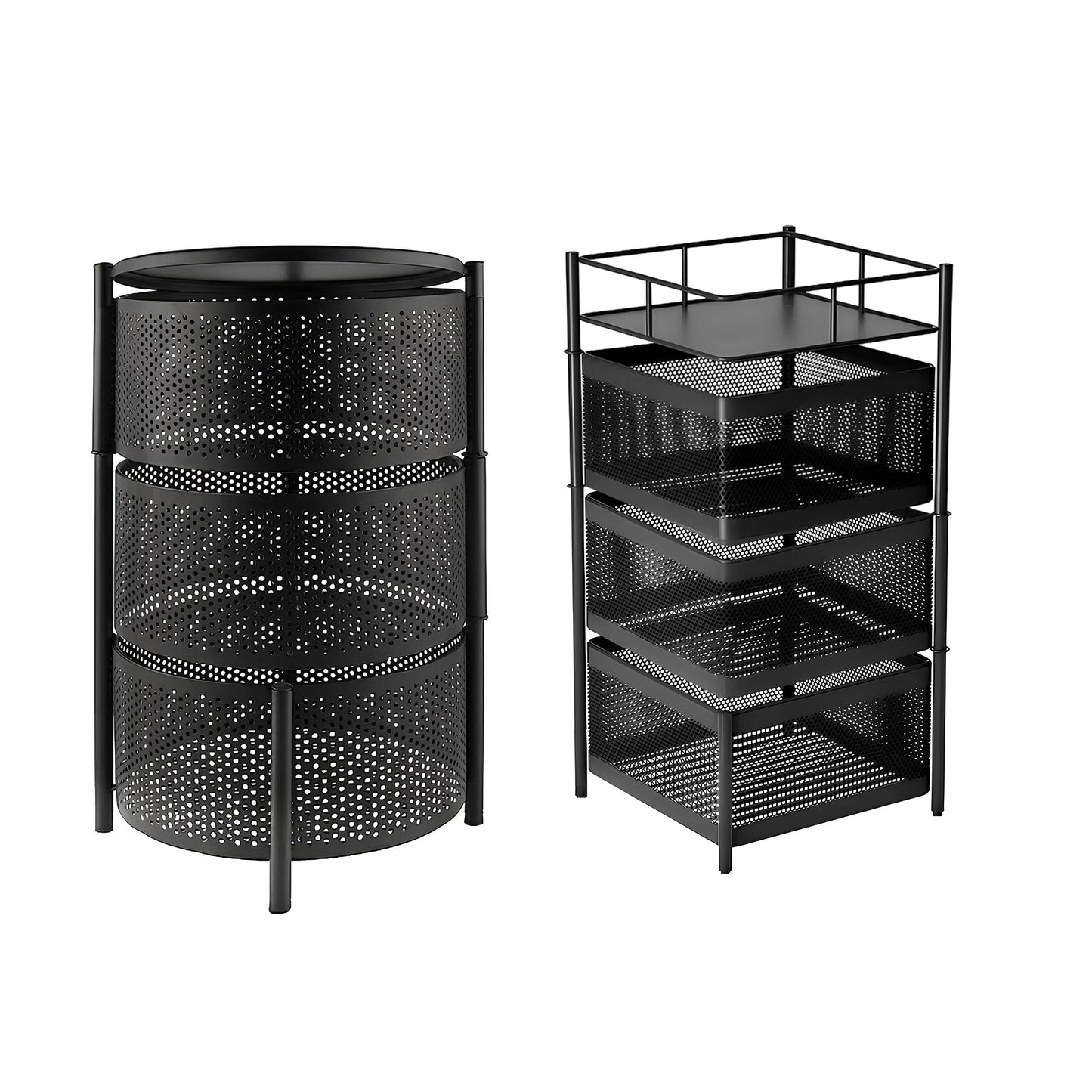 Counter Top Vegetable Metal Trolley