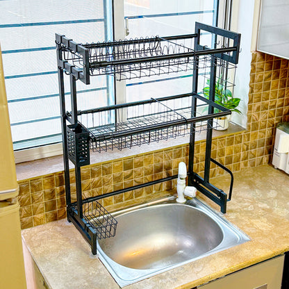 Expandable 2-Layer   OverSink Dish Drying Rack