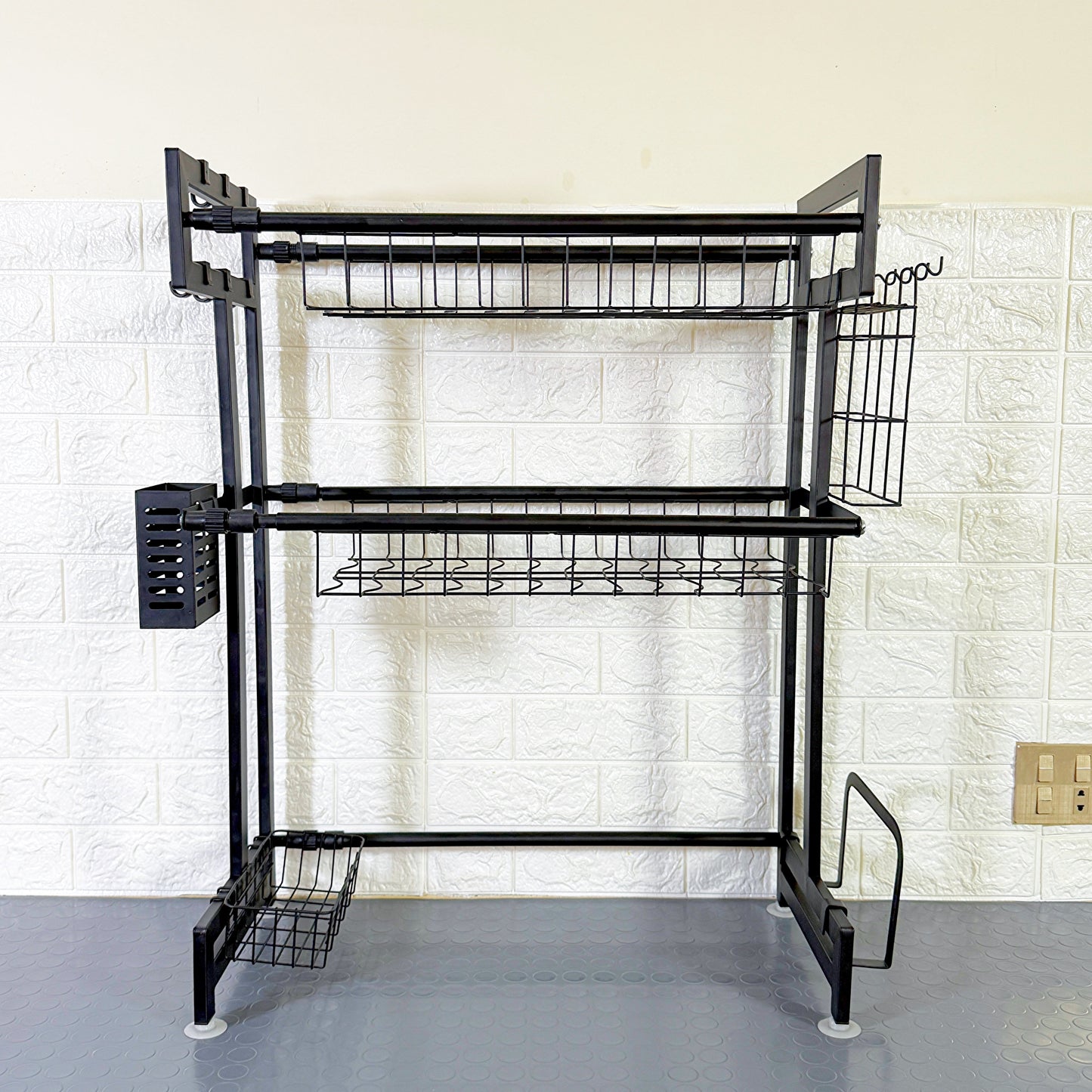 Expandable 2-Layer   OverSink Dish Drying Rack